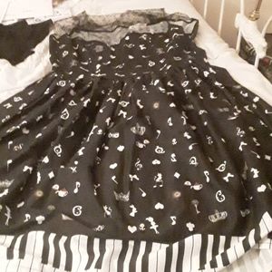 Black and White Dress